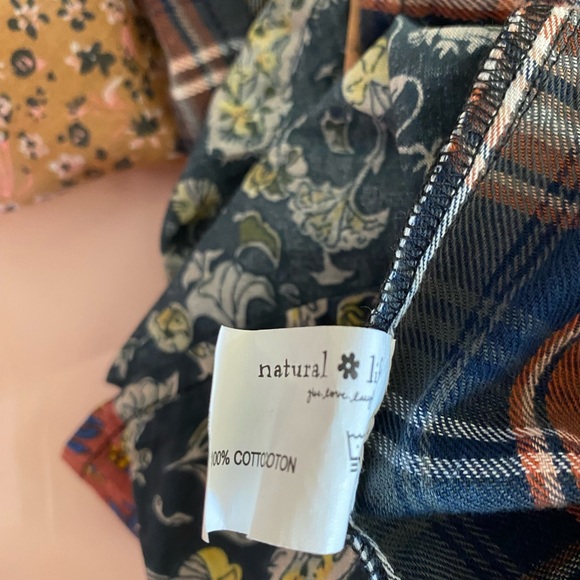 NATURAL LIFE Multicolor Patchwork Midi Dress - Picture 7 of 7